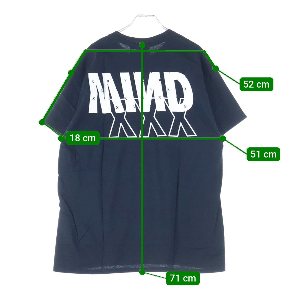 WIND AND SEA(ウィンダンシー) ×GOD SELECTION XXX WDS monogram T-SHIRT ゴッドセレクション モノグラム ロゴプリント クルーネック 半袖Tシャツ カットソー ブラック WDS-XXX-05