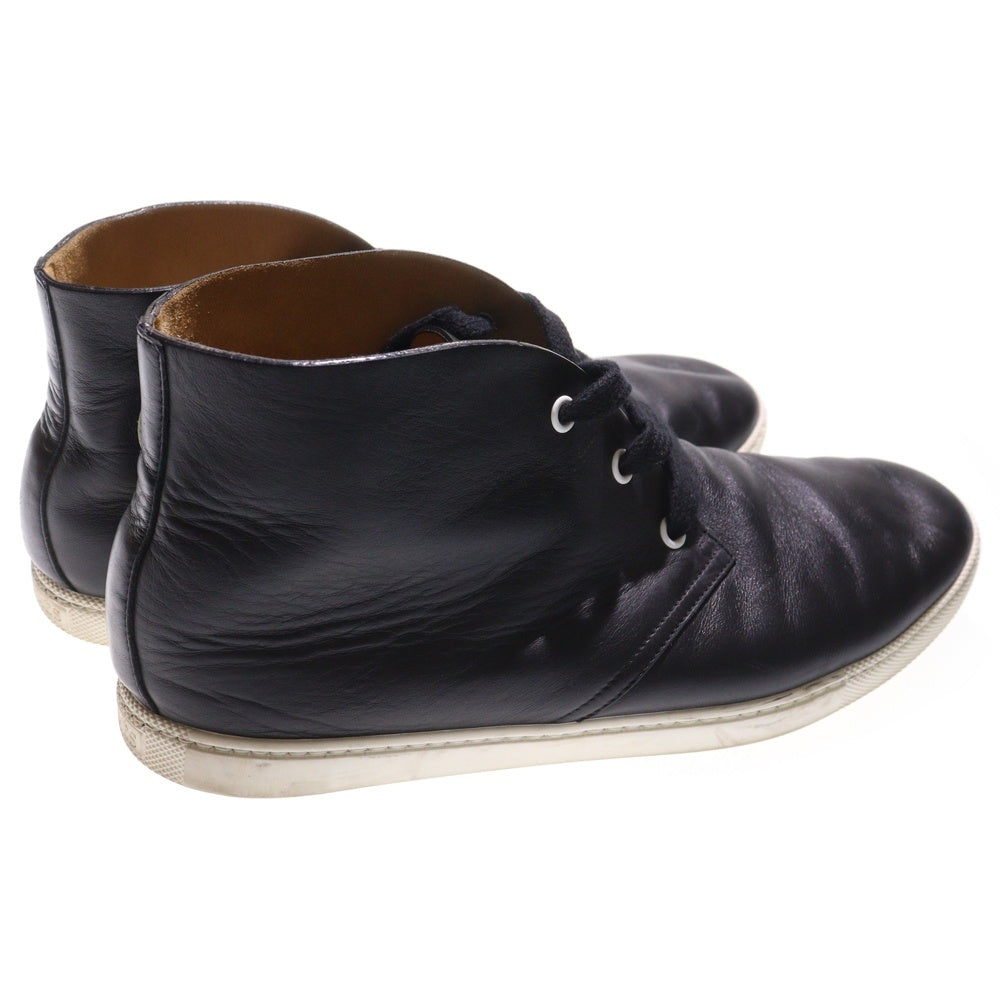 HERMES(エルメス) エクスリブリス レザー レースアップ ローカットスニーカー ブラック