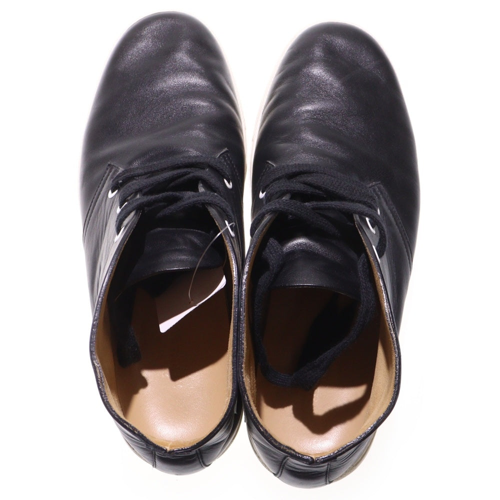 HERMES(エルメス) エクスリブリス レザー レースアップ ローカットスニーカー ブラック