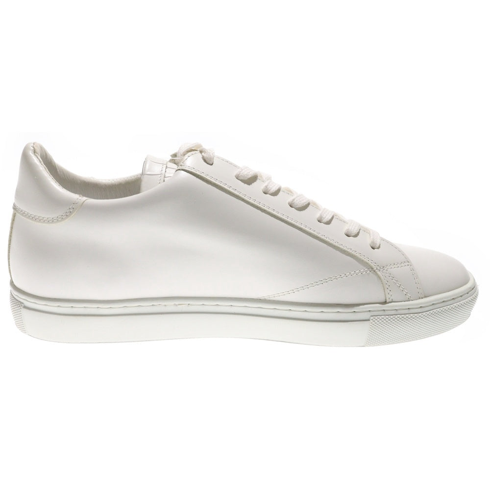 CINZIA ARAIA(チンツィアアライア) サイドジップ レザー ローカットスニーカー ブラック/ホワイト