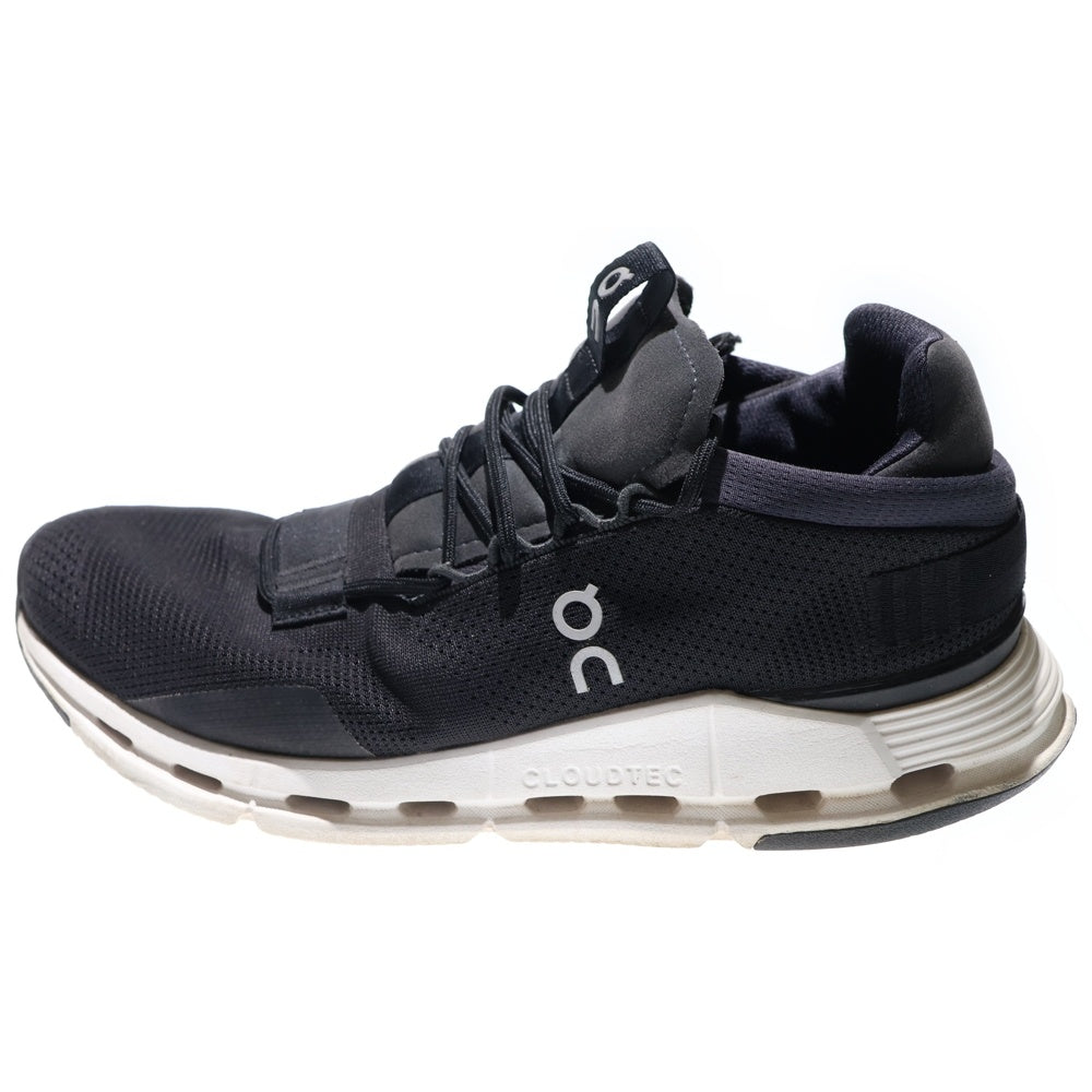 On(オン) CLOUDNOVA PHANTOM クラウドノヴァ ファントム ローカットスニーカー ブラック/ホワイト 99116