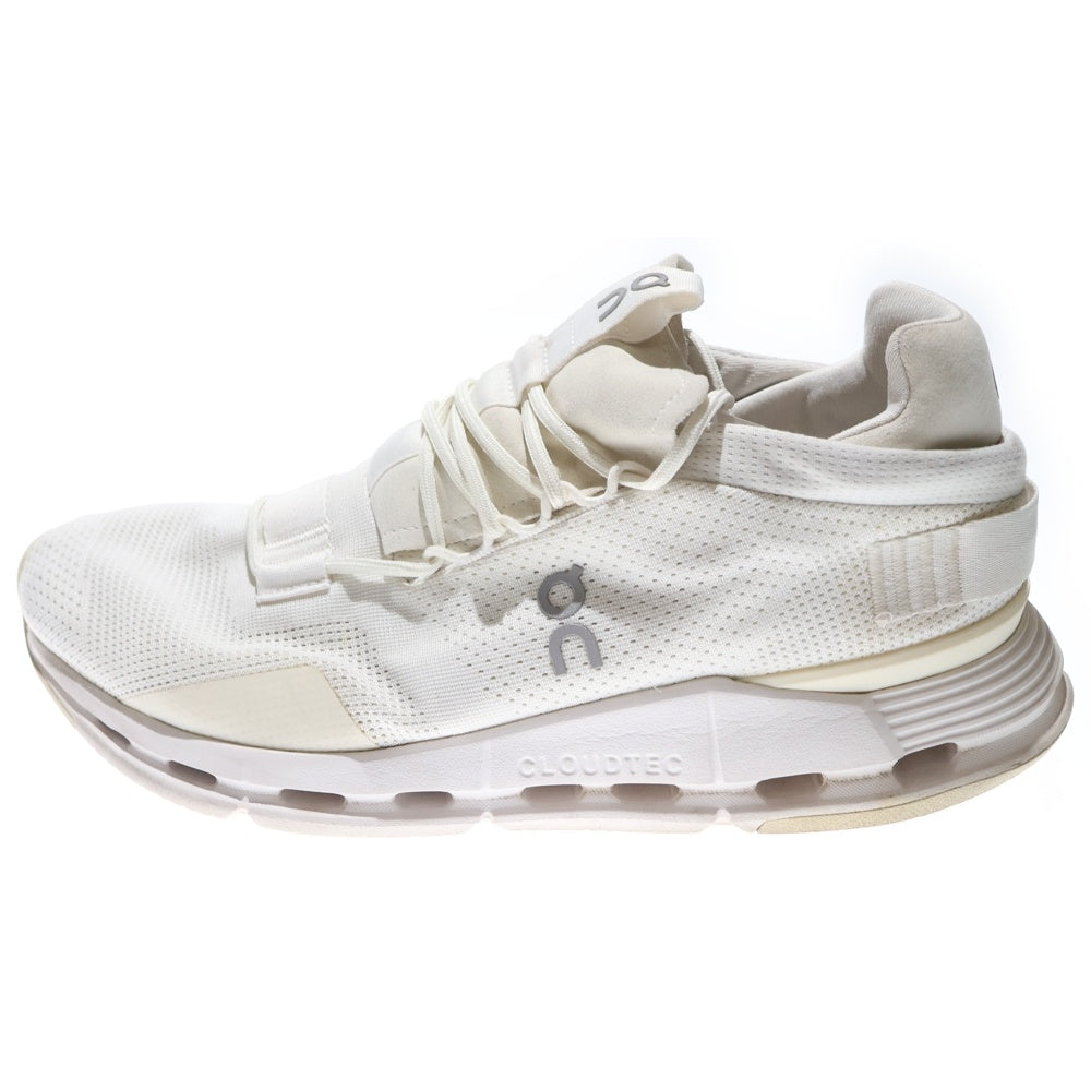 On(オン) CLOUDNOVA ALL WHITE クラウドノヴァ オールホワイト ローカットスニーカー ホワイト 99118