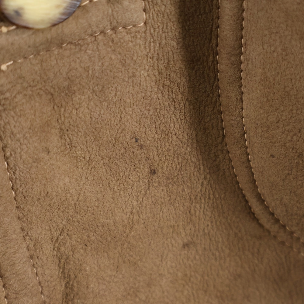 Abercrombie&Fitch(アバクロンビーアンドフィッチ) 60‐70S VINTAGE ヴィンテージ ムートン レザー コート ベージュ