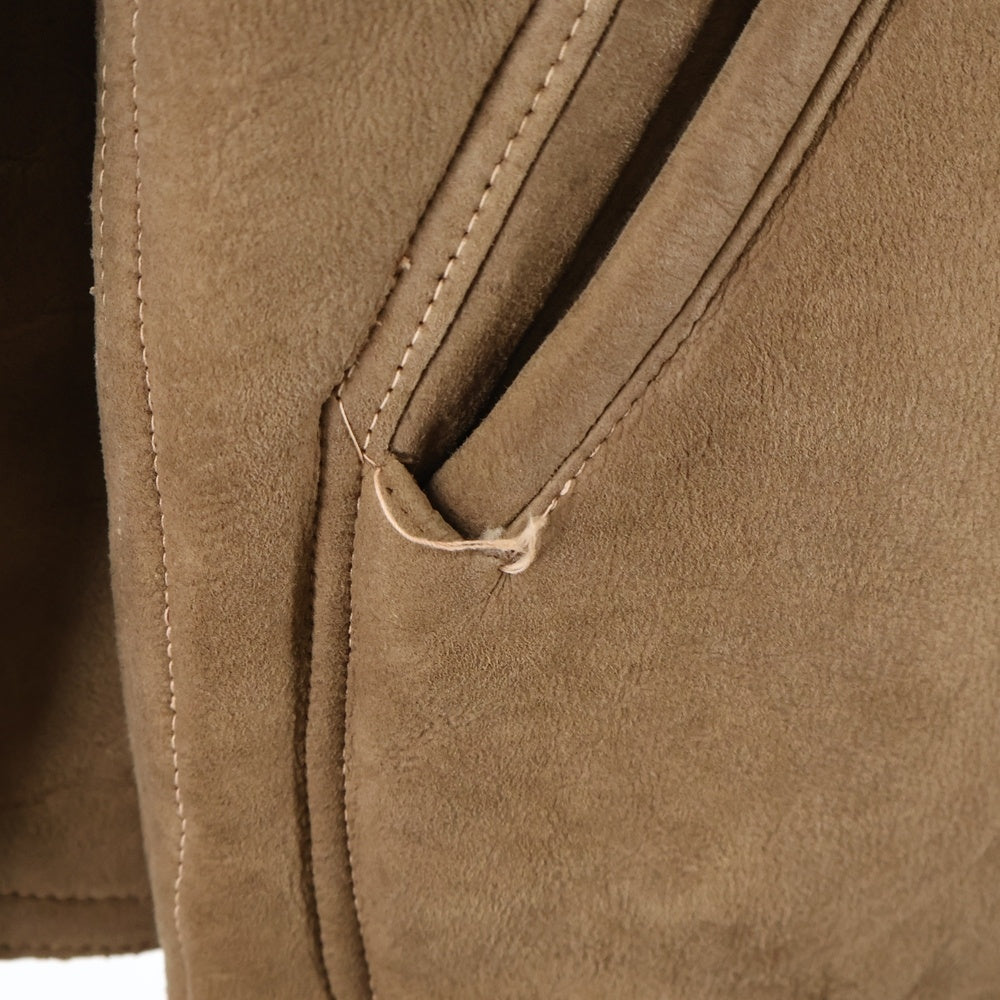 Abercrombie&Fitch(アバクロンビーアンドフィッチ) 60‐70S VINTAGE ヴィンテージ ムートン レザー コート ベージュ