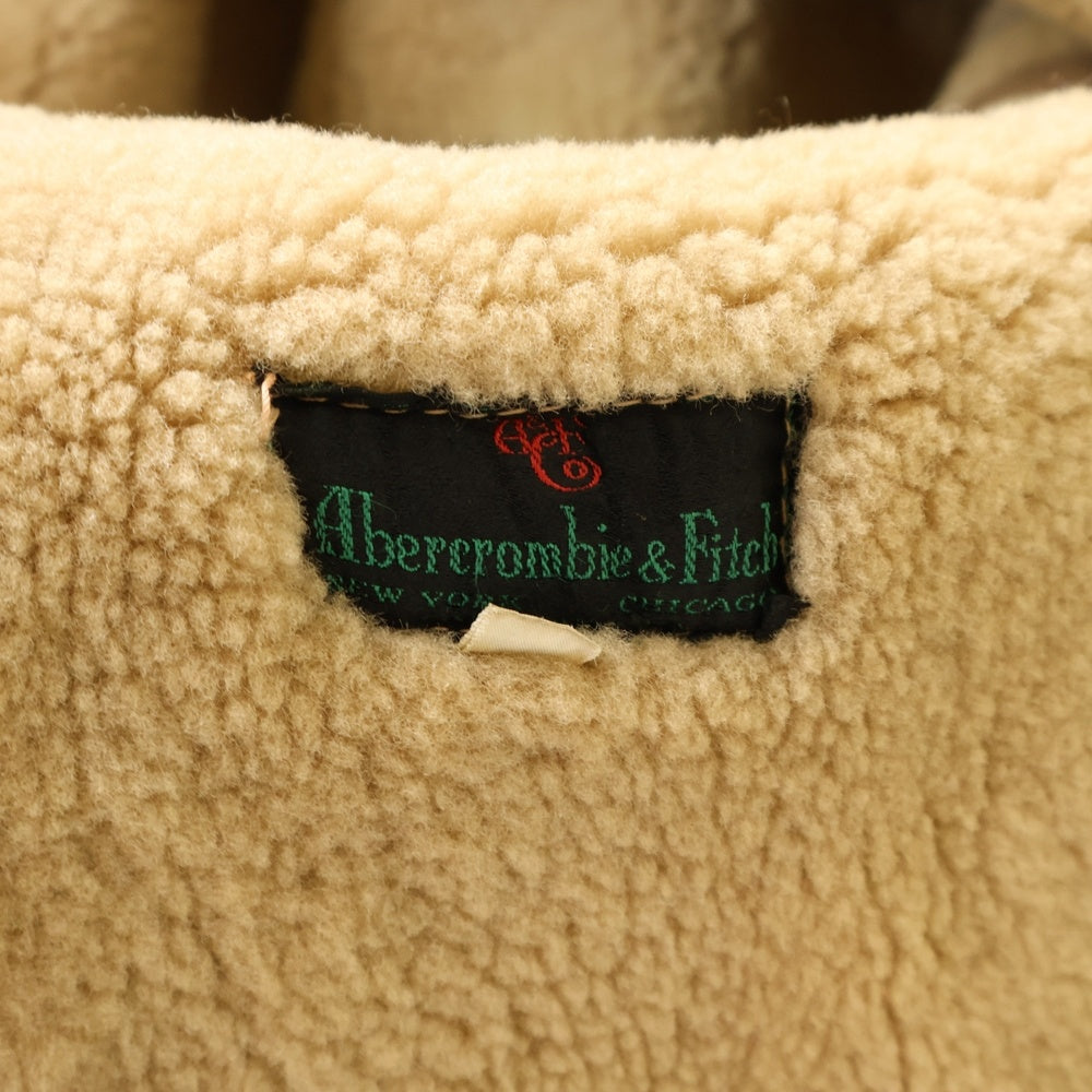 Abercrombie&Fitch(アバクロンビーアンドフィッチ) 60‐70S VINTAGE ヴィンテージ ムートン レザー コート ベージュ