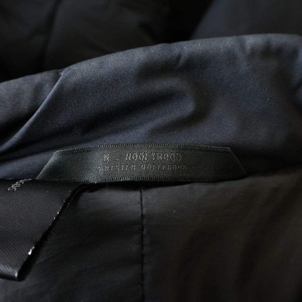 N.HOOLYWOOD(エヌハリウッド) STAND COLLAR BLOUSON スタンド カラー ブルゾン ジャケット ブラック 2202-BL01-019peg