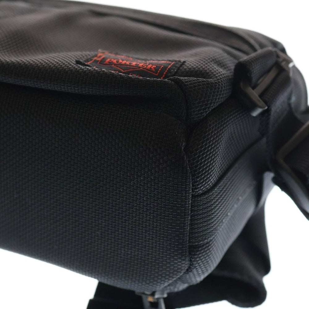 PORTER(ポーター) メッシュ マルチポケット 3WAY ウエストポーチ ショルダーバック ハンドバック ブラック