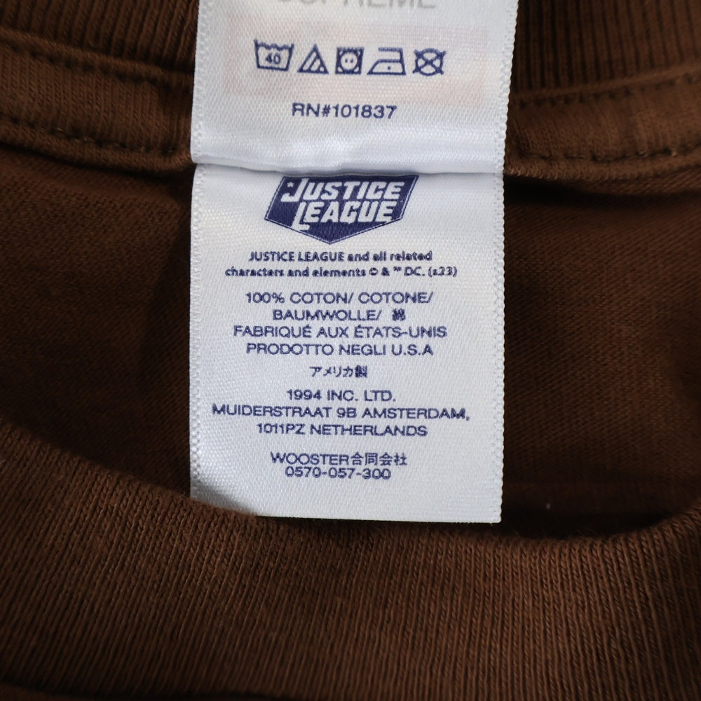 SUPREME(シュプリーム) 23SS Ronin Tee ロニン フロントプリント 半袖Tシャツ カットソー ブラウン