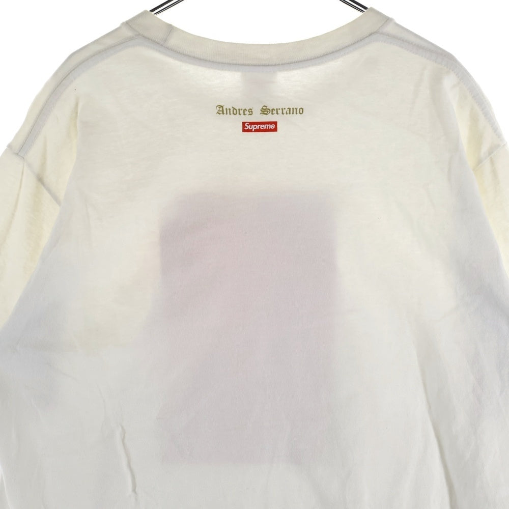 SUPREME(シュプリーム) 17AW Piss Christ Tee ピスキリスト フロントプリント 半袖Tシャツ カットソー ホワイト