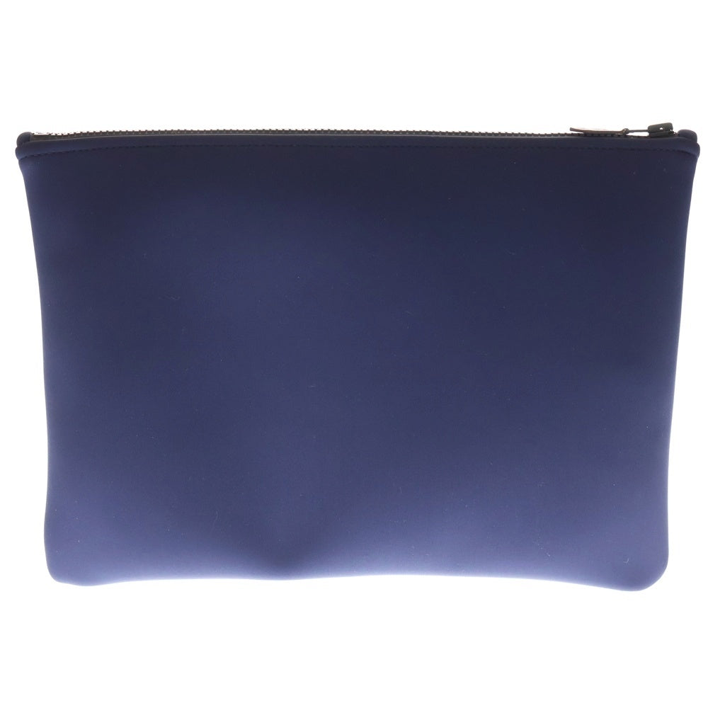 HERMES(エルメス) ネオバンGM ロゴエンボス ポーチ セカンドバッグ ネイビー