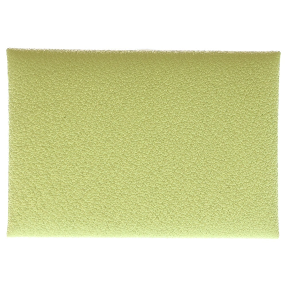 HERMES(エルメス) カルヴィ デュオ シェブルミゾル コインケース イエロー Z刻印