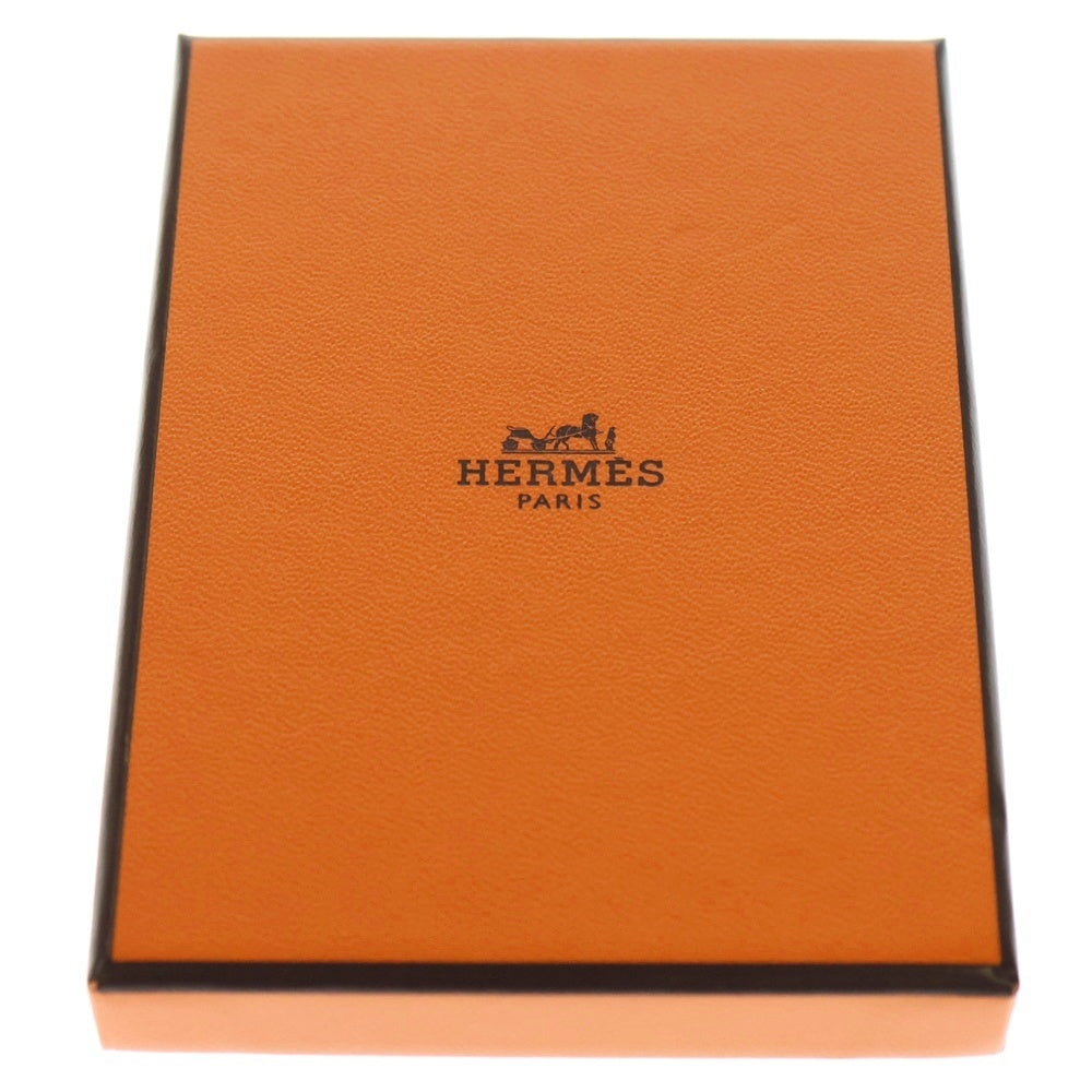 HERMES(エルメス) シチズン ツイル レザーカードケース ブラック B刻印