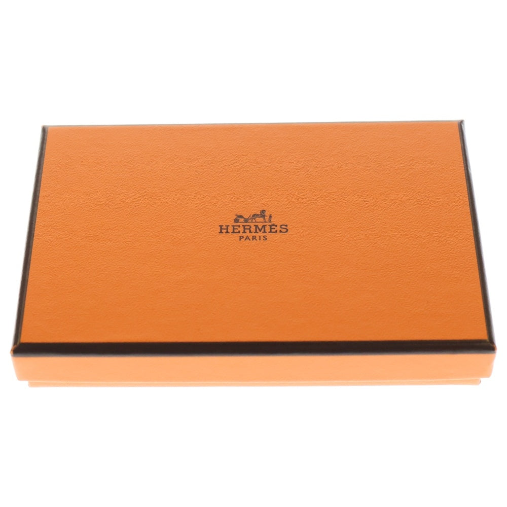 HERMES(エルメス) カルヴィ デュオ セリエボタン レザーコインケース ブラウン B刻印