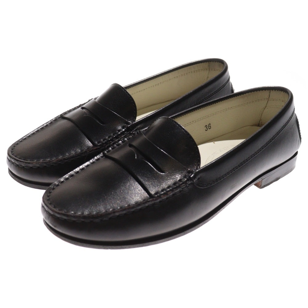 TOD'S(トッズ) ドライビングシューズ レザー ペニーローファー レディース ブラック