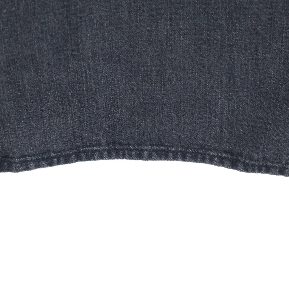 BALENCIAGA(バレンシアガ) 22AW ×SKY HIGH FARM WORKWEAR LAMB DENIMU SHIRT デニム長袖シャツ ブラック 557358 TDW02