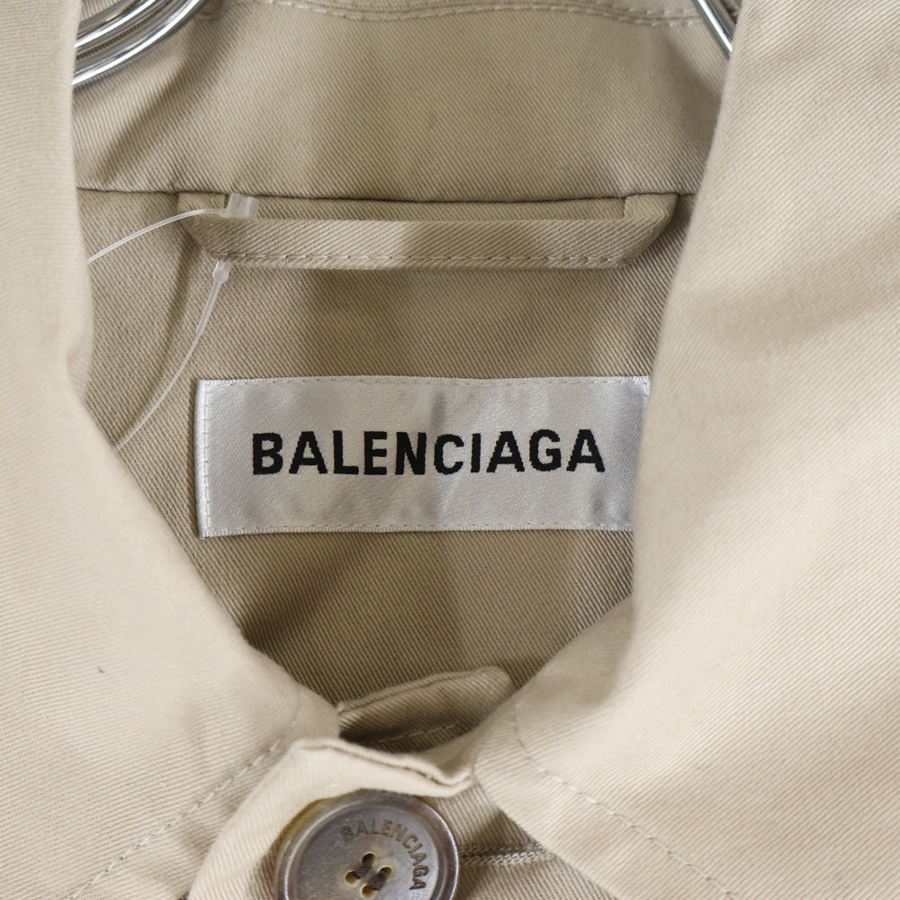 BALENCIAGA(バレンシアガ) 19AW 5B ダブルポケット 中綿 オーバーサイズ ロングコート ベージュ 556718