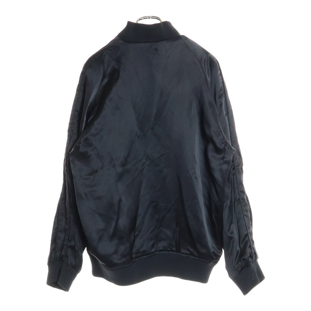 GOODENOUGH(グッドイナフ) 00S VINTAGE ヴィンテージ 両面刺繍 シルクレーヨンリバーシブルスカジャン ジップアップブルゾン ブラウン/ブラック