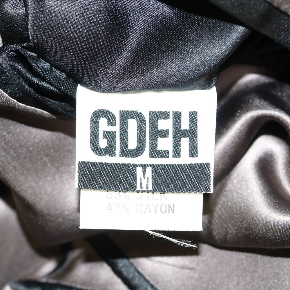 GOODENOUGH(グッドイナフ) 00S VINTAGE ヴィンテージ 両面刺繍 シルクレーヨンリバーシブルスカジャン ジップアップブルゾン ブラウン/ブラック