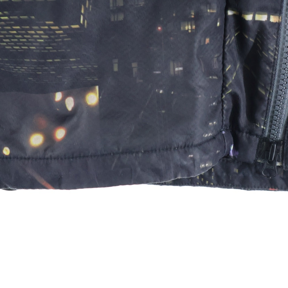 BURTON(バートン) IDIOM 3L JACKET イディオム フォトプリント総柄 ジップアップフーデッドジャケット ブラック