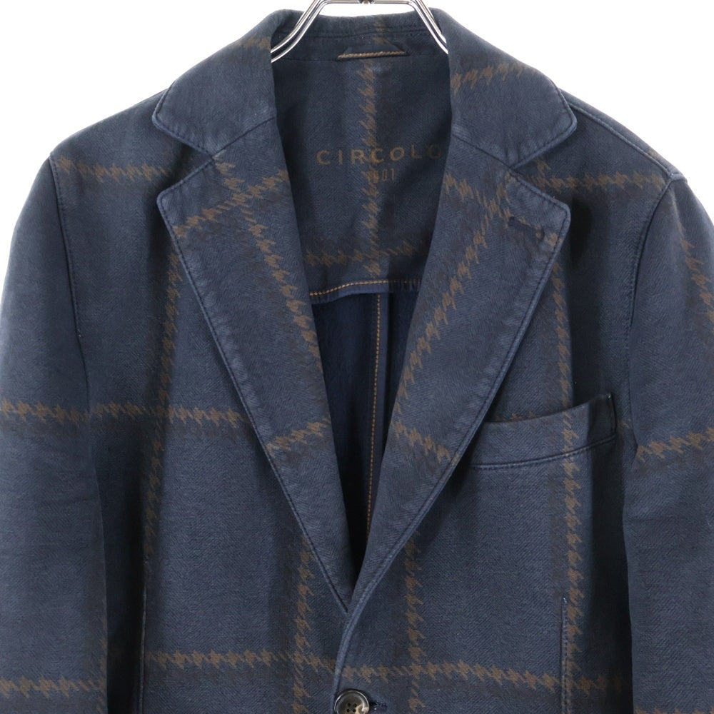 CIRCOLO 1901(チルコロ) チェック柄 シングルテーラードジャケット