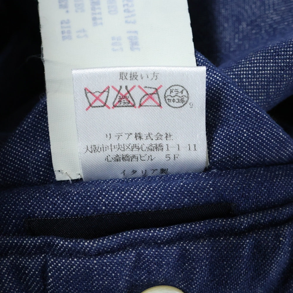 LARDINI(ラルディーニ) 3ポケット デニムシングルテーラードジャケット インディゴ JA226AQ-36