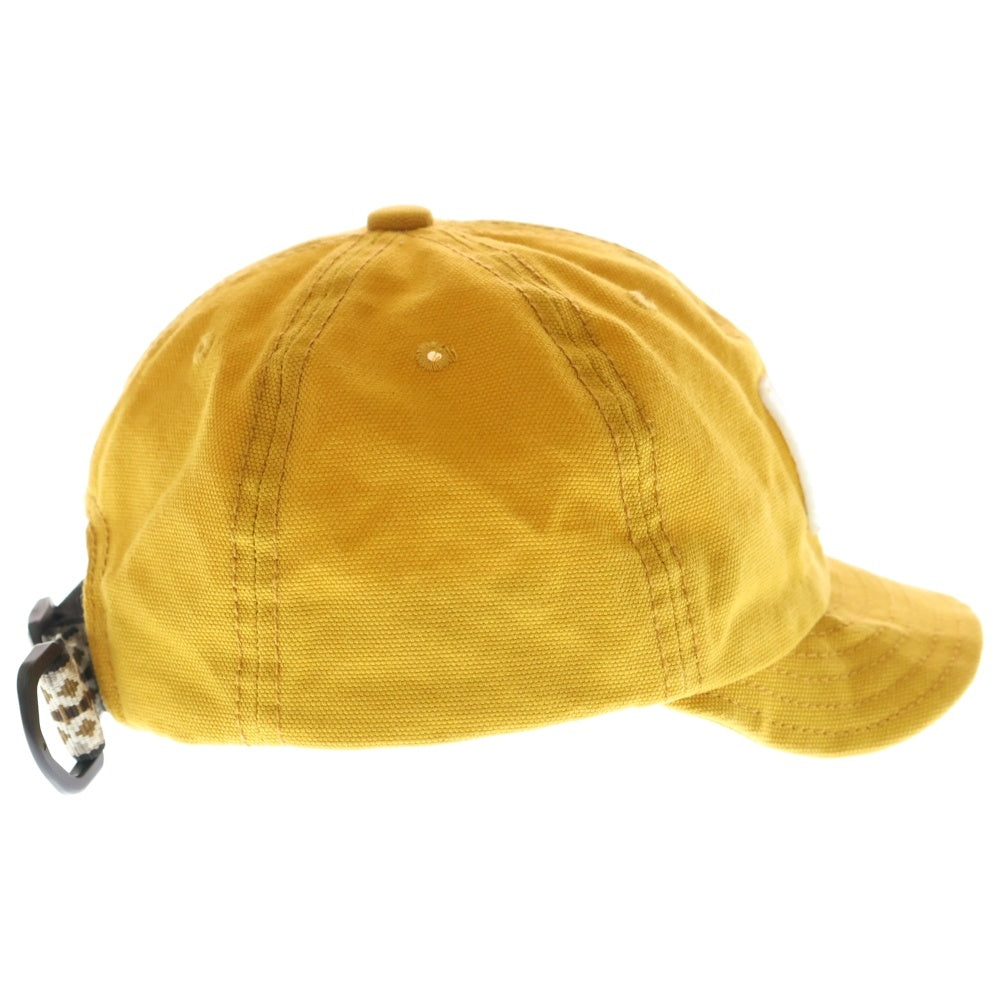 KAVU(カブー) Kロゴ 6パネル ベースボールキャップ 帽子 イエロー 19821043