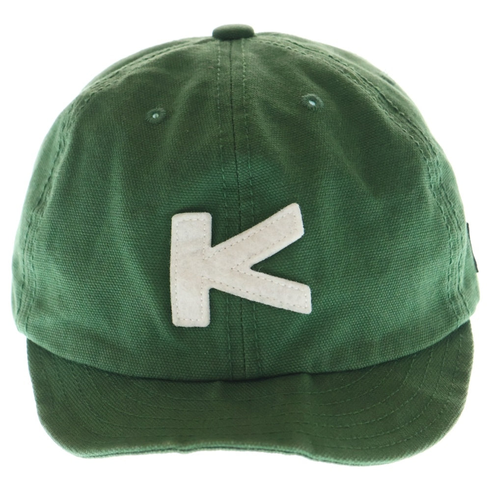KAVU(カブー) Kロゴ 6パネル ベースボールキャップ 帽子 グリーン 19821043