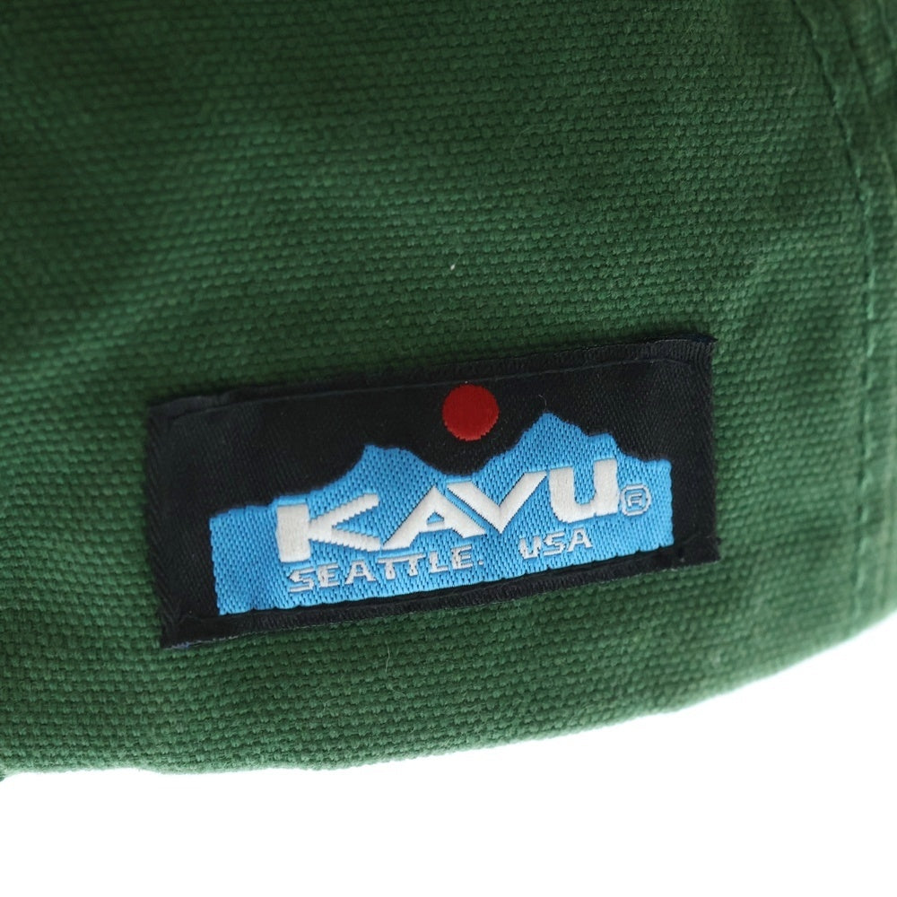 KAVU(カブー) Kロゴ 6パネル ベースボールキャップ 帽子 グリーン 19821043