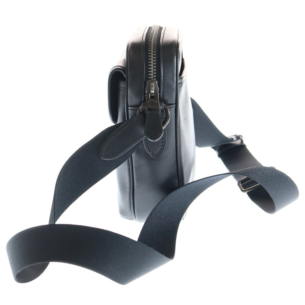 COACH(コーチ) HERITAGE CROSSBODY ターンロック ヘリテージ レザークロスボディ ショルダーバッグ ブラック C1269