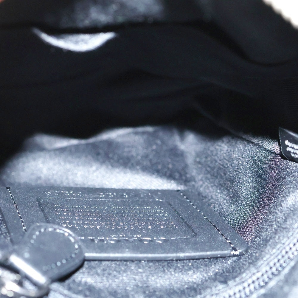 COACH(コーチ) HERITAGE CROSSBODY ターンロック ヘリテージ レザークロスボディ ショルダーバッグ ブラック C1269