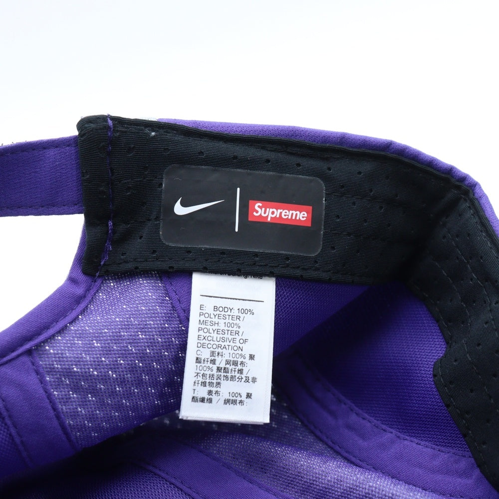 SUPREME(シュプリーム) 25SS ×NIKE Running Hat ナイキ ランニングハット スポーツキャップ 帽子 パープル HJ7959-545