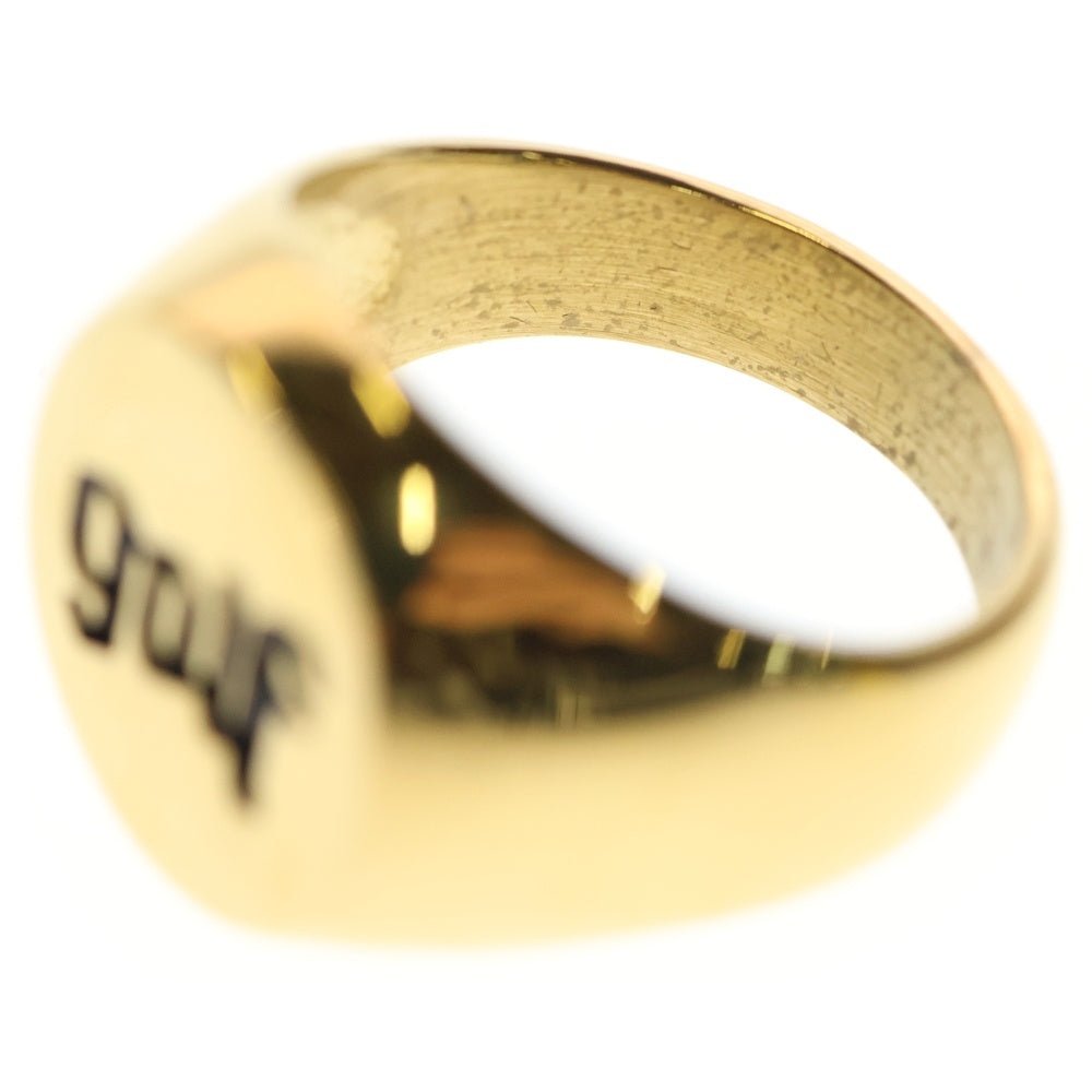 GOLF WANG(ゴルフワン) OLDE GOLF RING ゴルフロゴ オーバルリング ゴールド