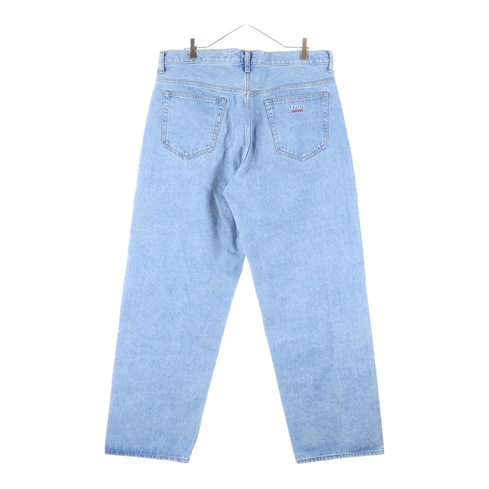 SUPREME(シュプリーム) 22AW Baggy Jean クラシックロゴ ジップフライ バギーデニムパンツ インディゴ