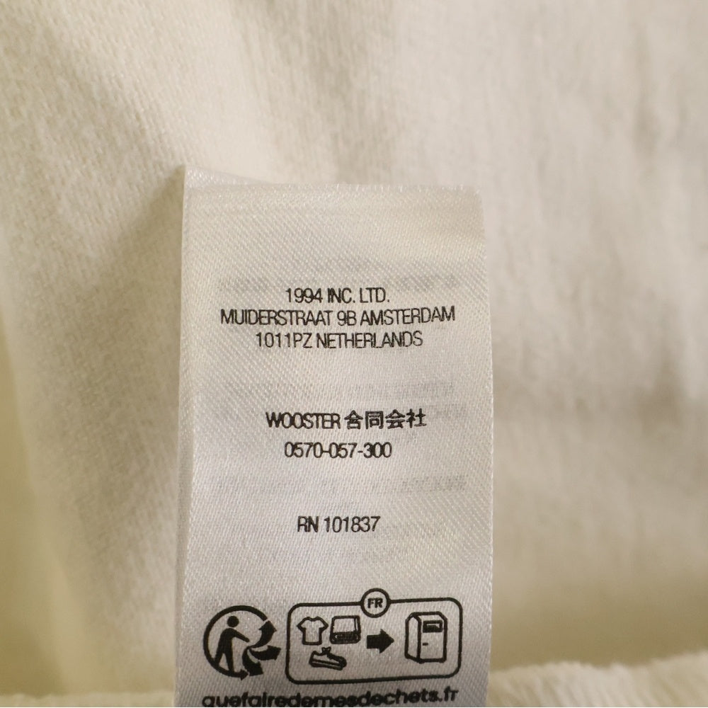 SUPREME(シュプリーム) 25SS ×40 Acres Twill Baseball Jersey 40エイカーズ ツイル ベースボールジャージー 半袖シャツ アイボリー/レッド