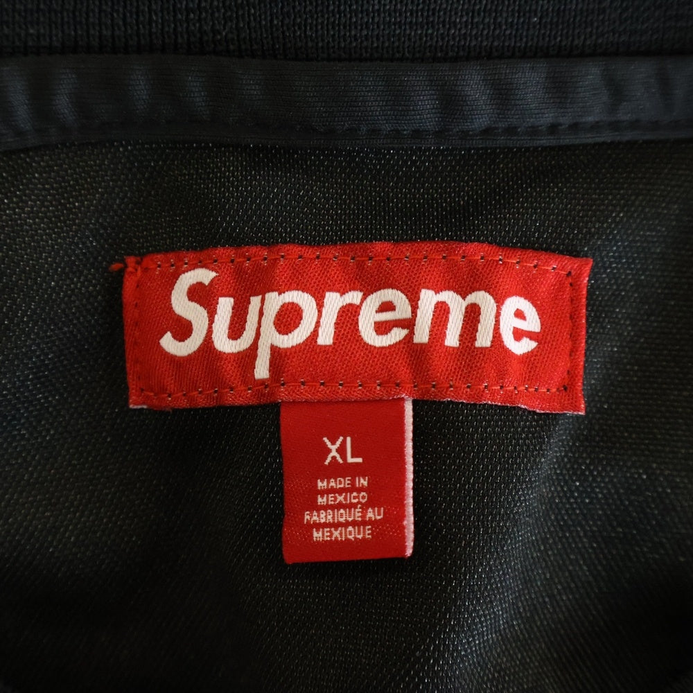 SUPREME(シュプリーム) 24SS Jacquard Soccer Jersey ジャカード サッカージャージ ゲームシャツ カットソー ブラック