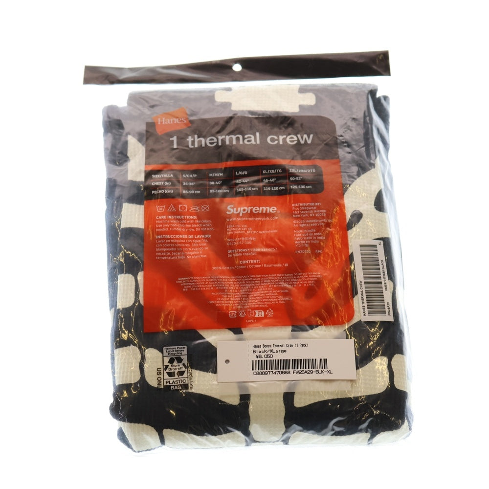 SUPREME(シュプリーム) 21AW Hanes Bones Thermal Crew 1 Pack