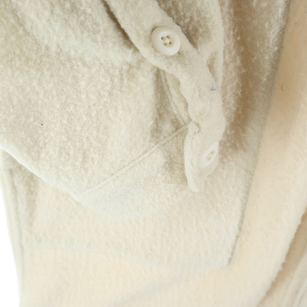 WTAPS(ダブルタップス) 18AW FLEECE NC E SHIRT LS フリースノーカラーロング長袖シャツ ベージュ 182AQNH-SHM05