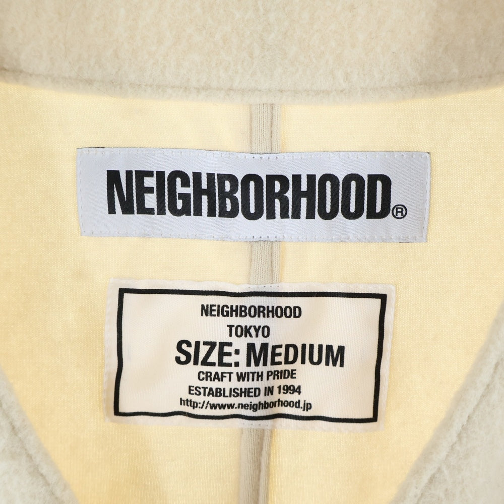 WTAPS(ダブルタップス) 18AW FLEECE NC E SHIRT LS フリースノーカラーロング長袖シャツ ベージュ 182AQNH-SHM05