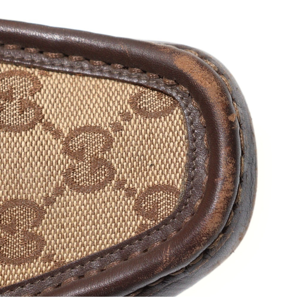 GUCCI(グッチ) GGキャンバス ドライビングシューズ ブラウン 153991