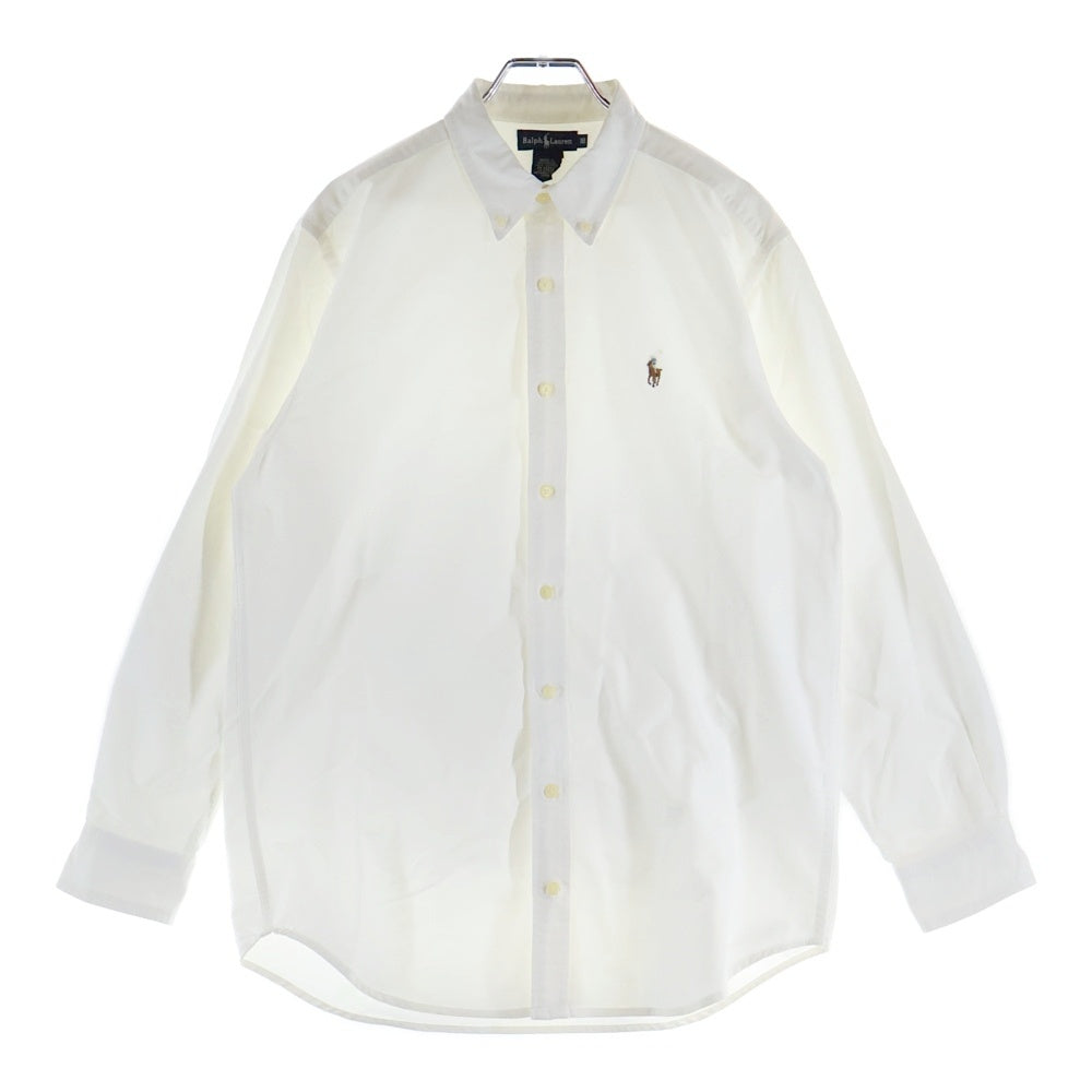 RALPH LAUREN(ラルフローレン) コットン ボタンダウン 長袖シャツ ホワイト