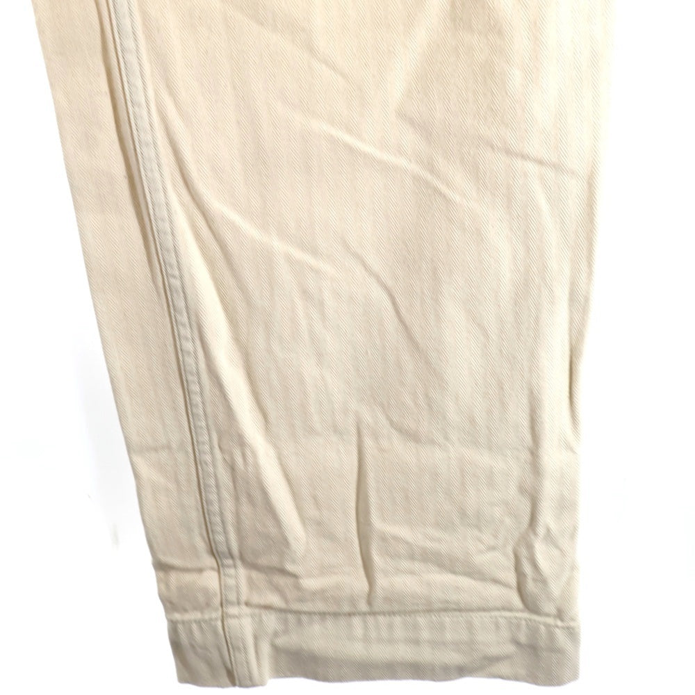COMME des GARCONS HOMME(コムデギャルソンオム) 09SS AD2008 コットン ワイドストレートパンツ ホワイト HC-P050