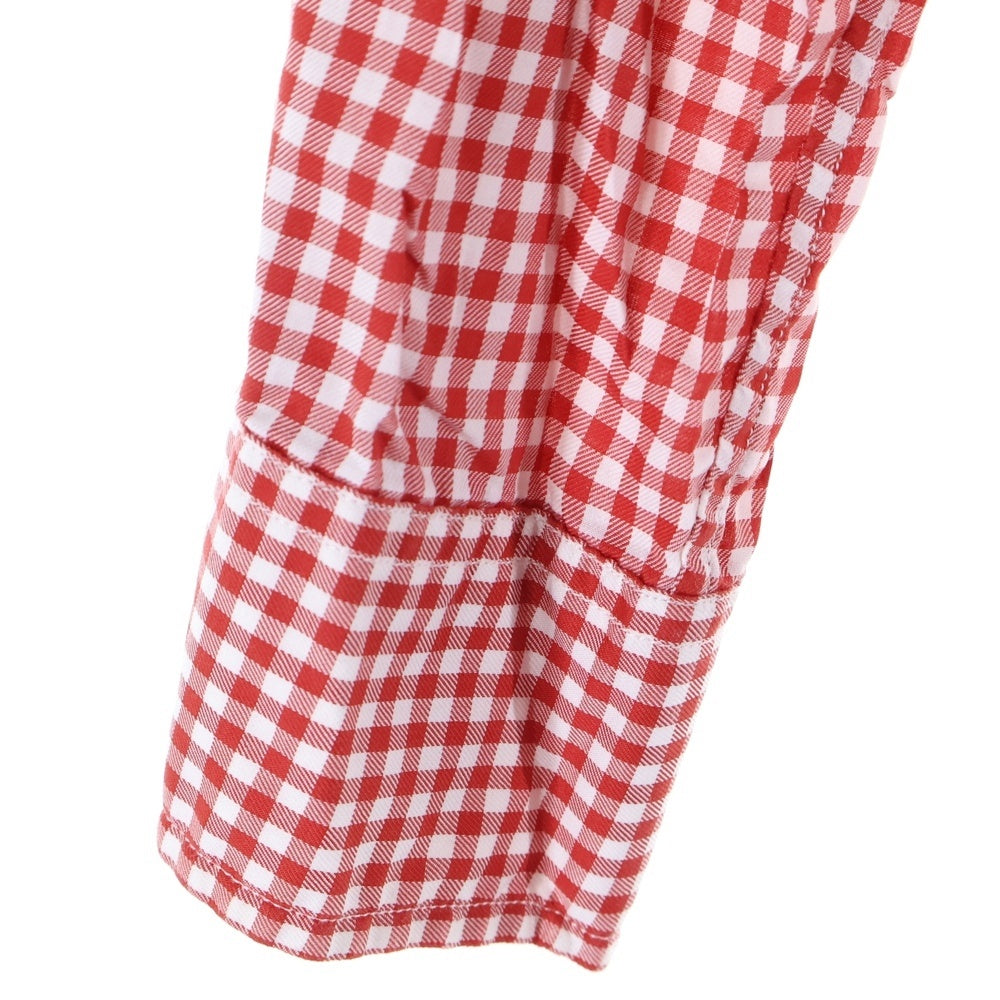 COMME des GARCONS HOMME(コムデギャルソンオム) 13AW AD2013 THOMAS MASON ギンガムチェック 長袖シャツ レッド HL-B007
