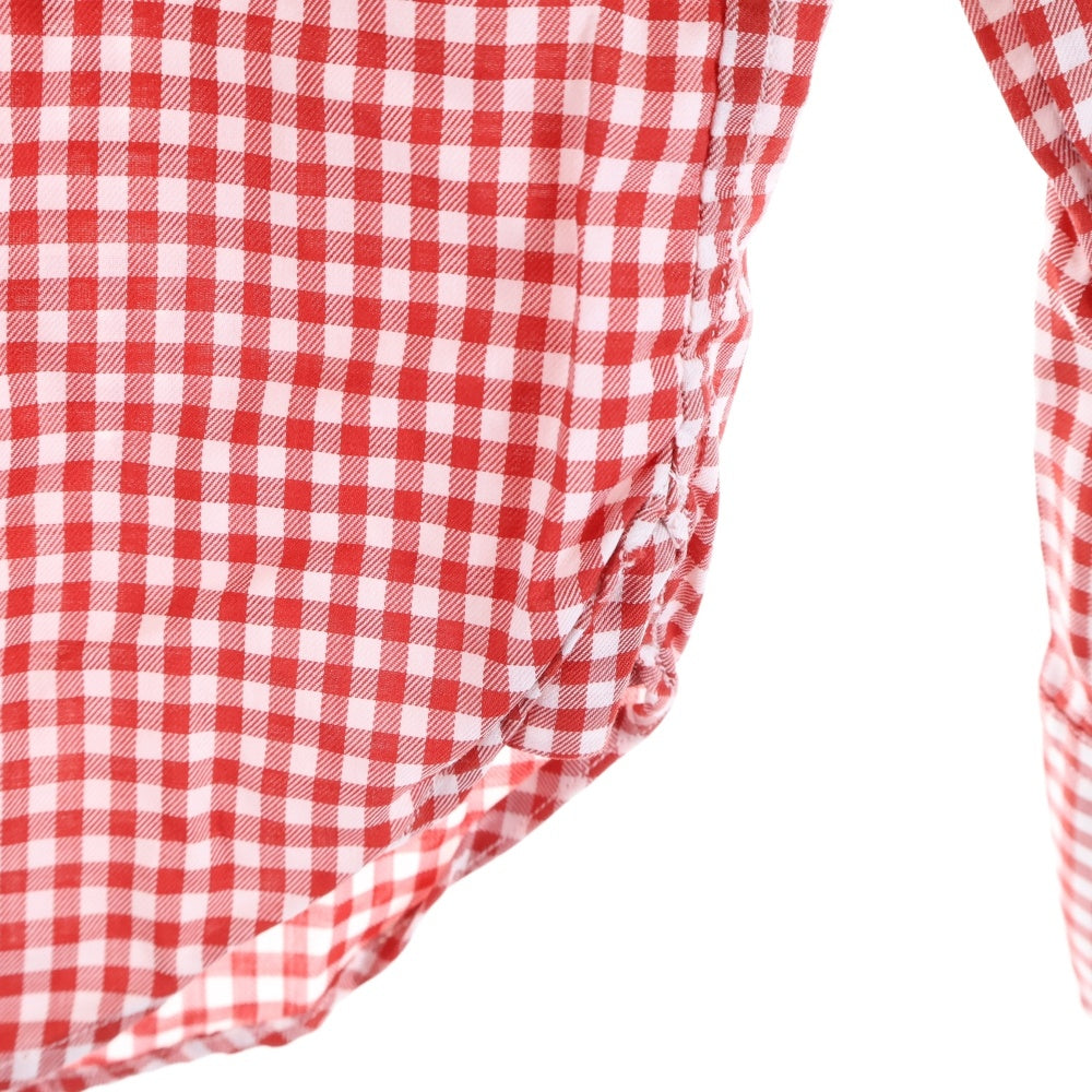 COMME des GARCONS HOMME(コムデギャルソンオム) 13AW AD2013 THOMAS MASON ギンガムチェック 長袖シャツ レッド HL-B007