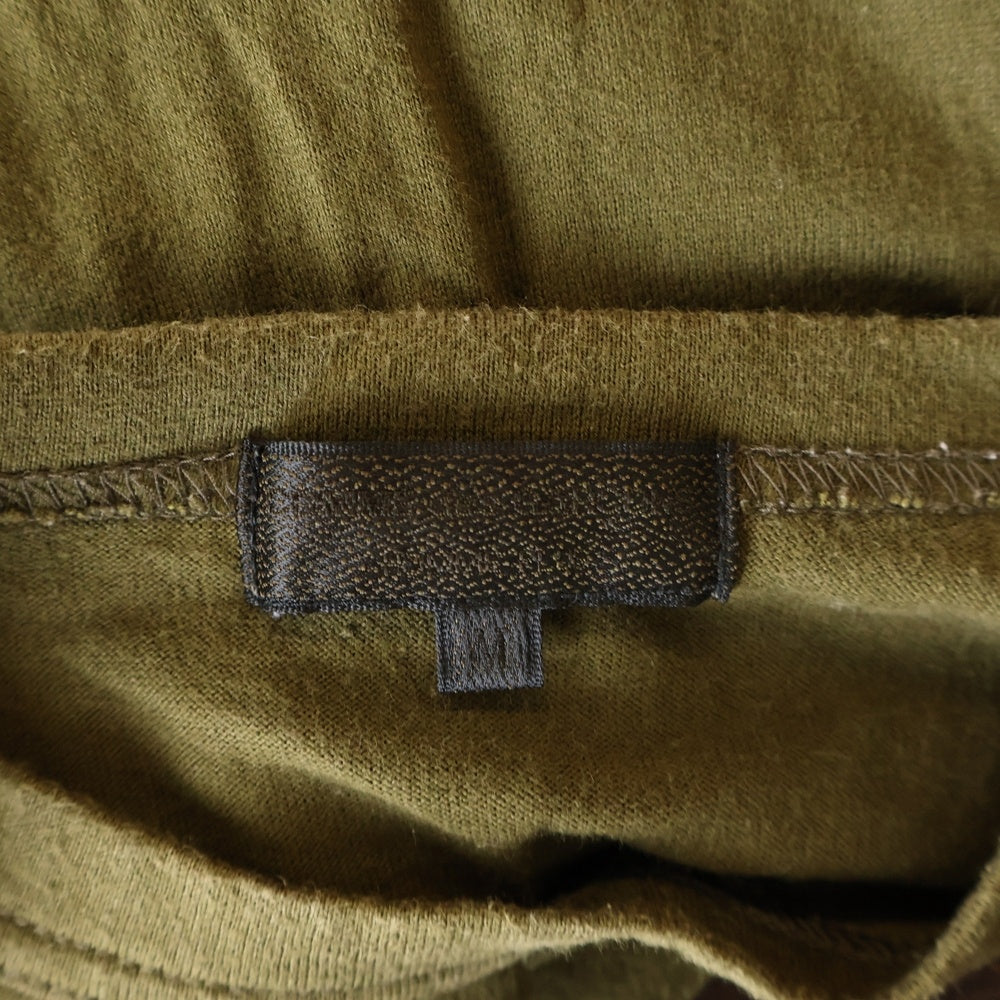 COMME des GARCONS HOMME PLUS(コムデギャルソンオムプリュス) 10SS AD2009 インアウトデザイン クルーネック 半袖 ポケットTシャツ カットソー カーキ PE-T053