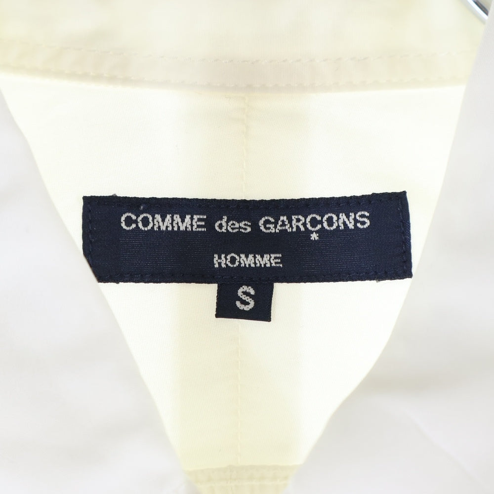 COMME des GARCONS HOMME(コムデギャルソンオム) 14SS AD2013 コットン レギュラーカラー 長袖シャツ ホワイト HM-B040