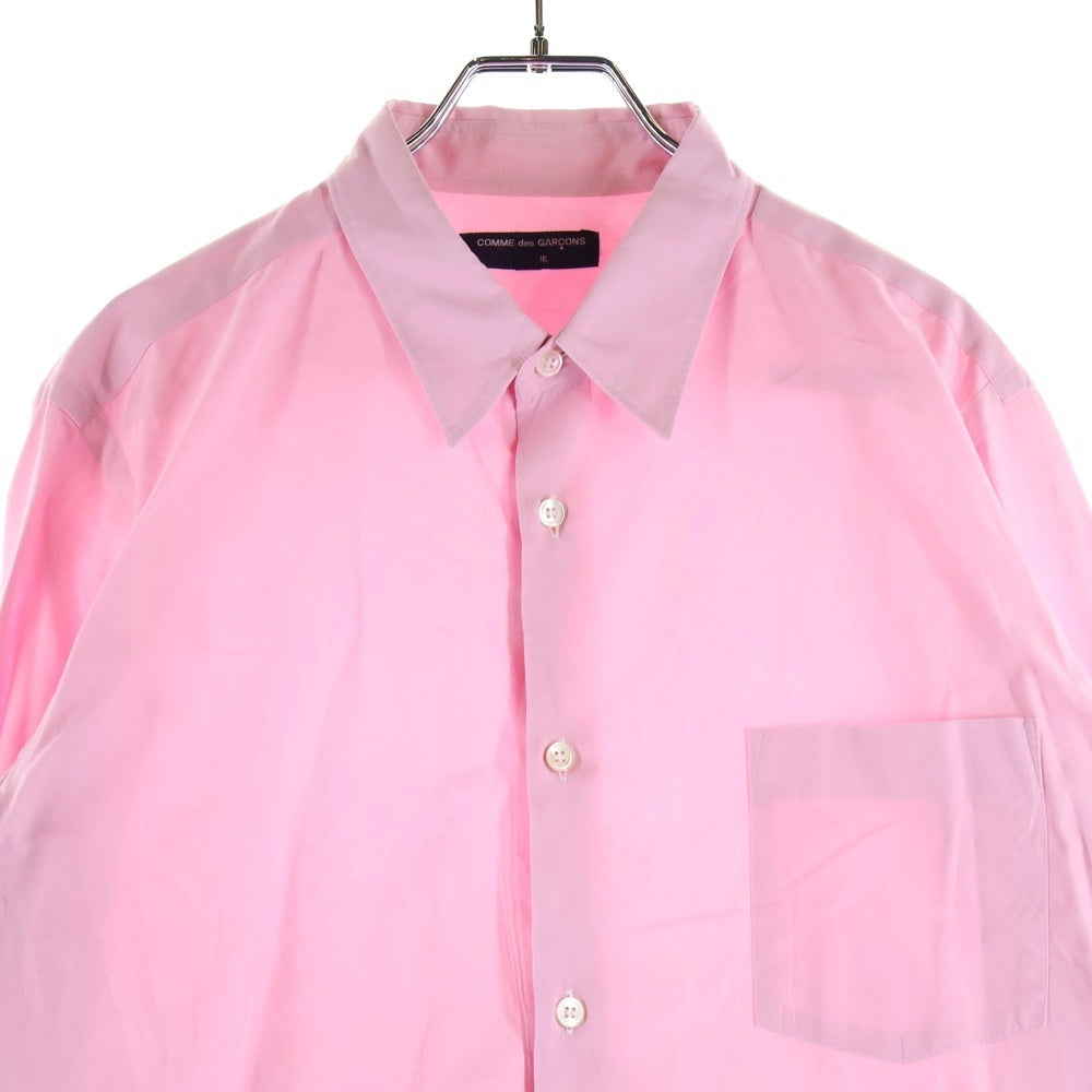 COMME des GARCONS HOMME(コムデギャルソンオム) 08SS AD2007 コットン レギュラーカラー 長袖シャツ ピンク HA-B024