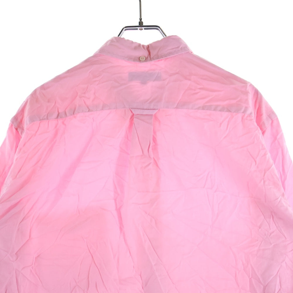 COMME des GARCONS HOMME(コムデギャルソンオム) 14AW AD2014 コットン混 レギュラーカラー 長袖シャツ ピンク HN-B012