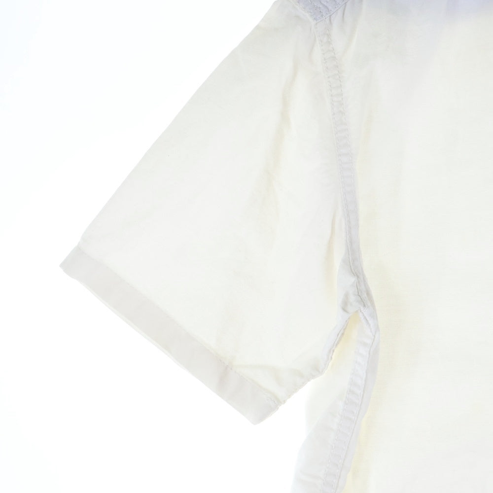 COMME des GARCONS HOMME(コムデギャルソンオム) 12SS AD2011 コットン レギュラーカラー 半袖シャツ ホワイト HI-B047