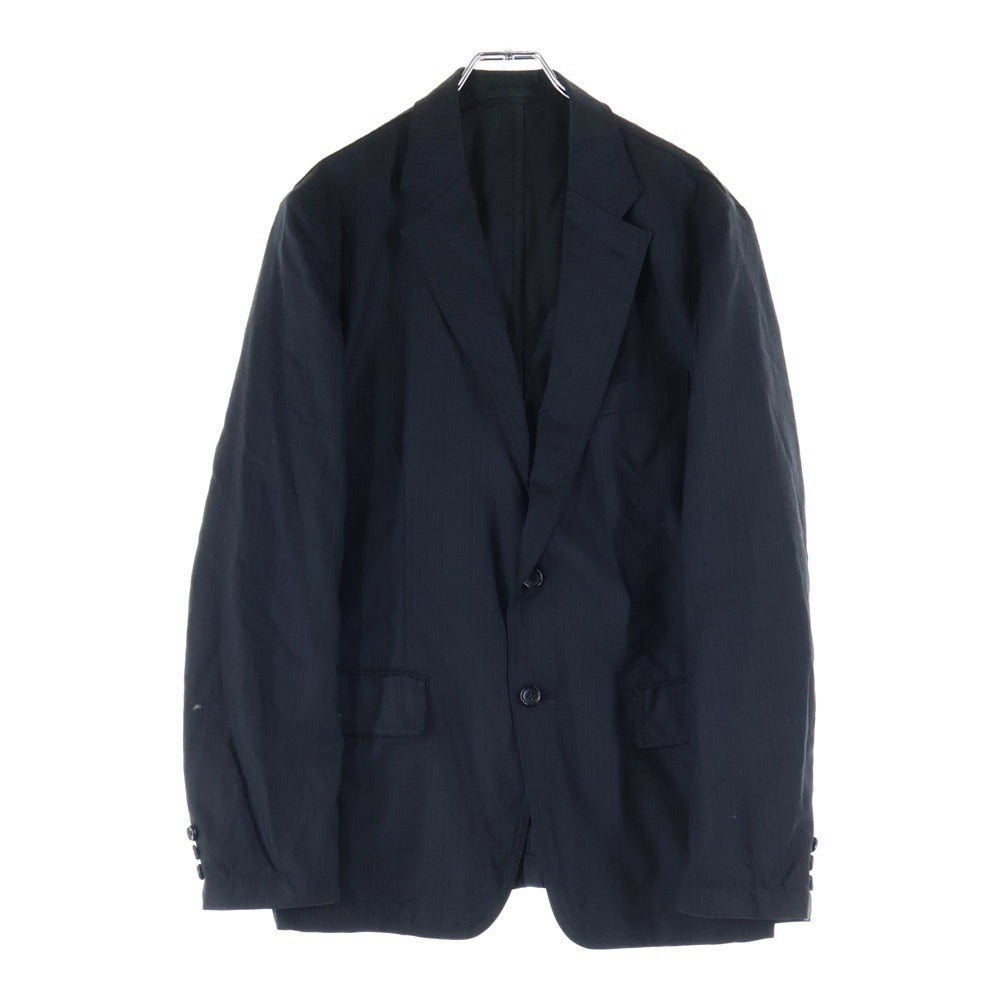 COMME des GARCONS HOMME(コムデギャルソンオム) 09AW AD2009 ウール ストライプ 2B シングルテーラードジャケット スラックスパンツ セットアップ ブラック HD-J107/HD-P109