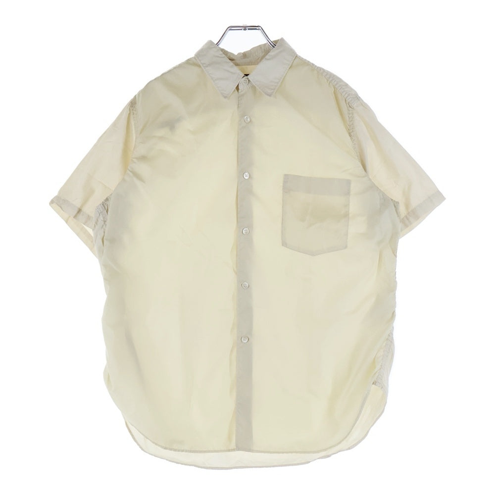 COMME des GARCONS HOMME(コムデギャルソンオム) ナイロン 半袖シャツ ベージュ HO-B055